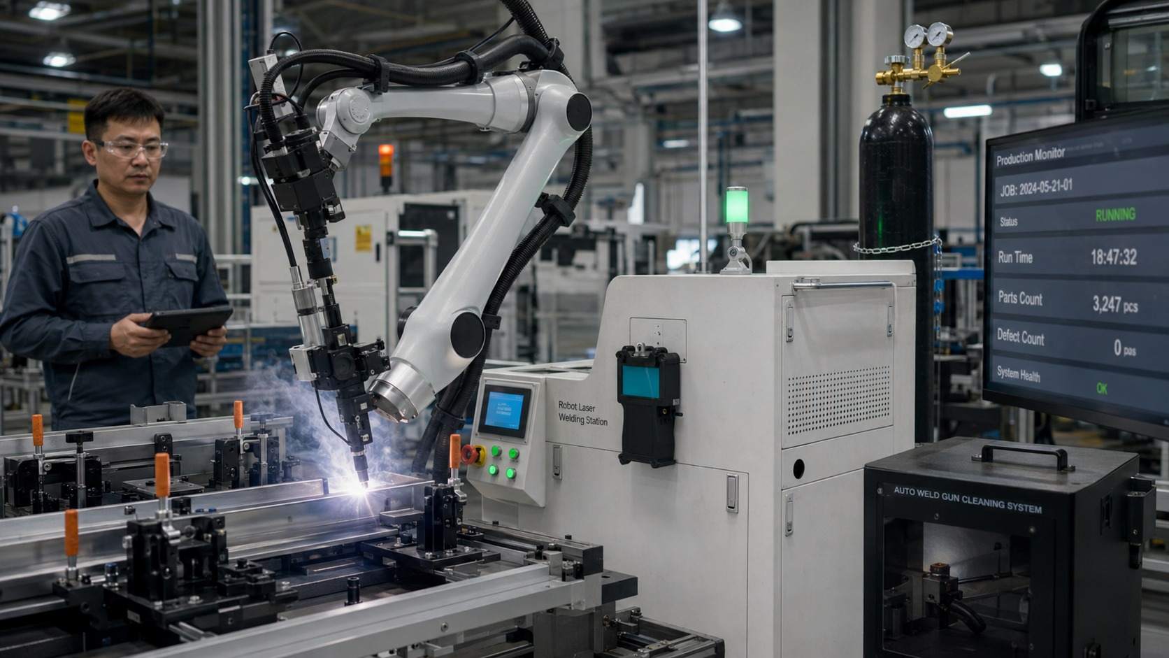 Co&ucirc;t de maintenance et dur&eacute;e de vie des machines de soudage laser robotis&eacute;es&nbsp;: le guide complet pour les fabricants