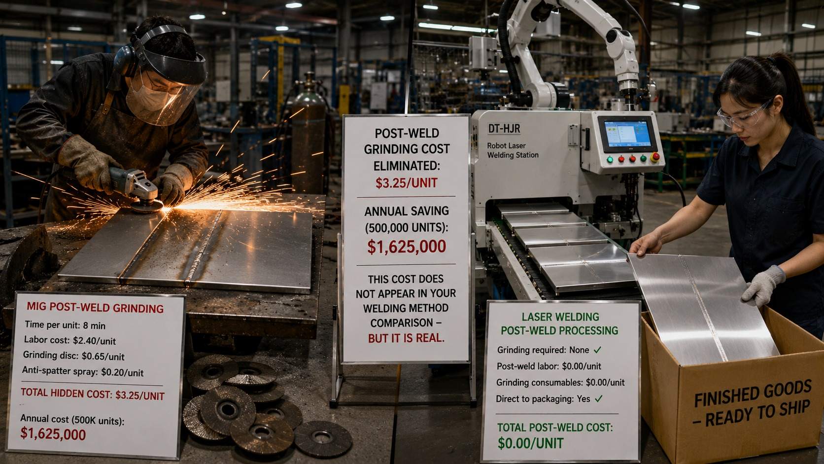 Soudage laser robotis&eacute; vs MIG vs TIG&nbsp;: la comparaison compl&egrave;te des m&eacute;thodes de soudage pour les fabricants